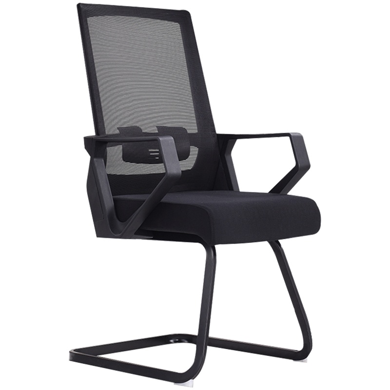 创世人 办公家具会议椅职员椅电脑椅木质办公椅靠背皮革培训椅子