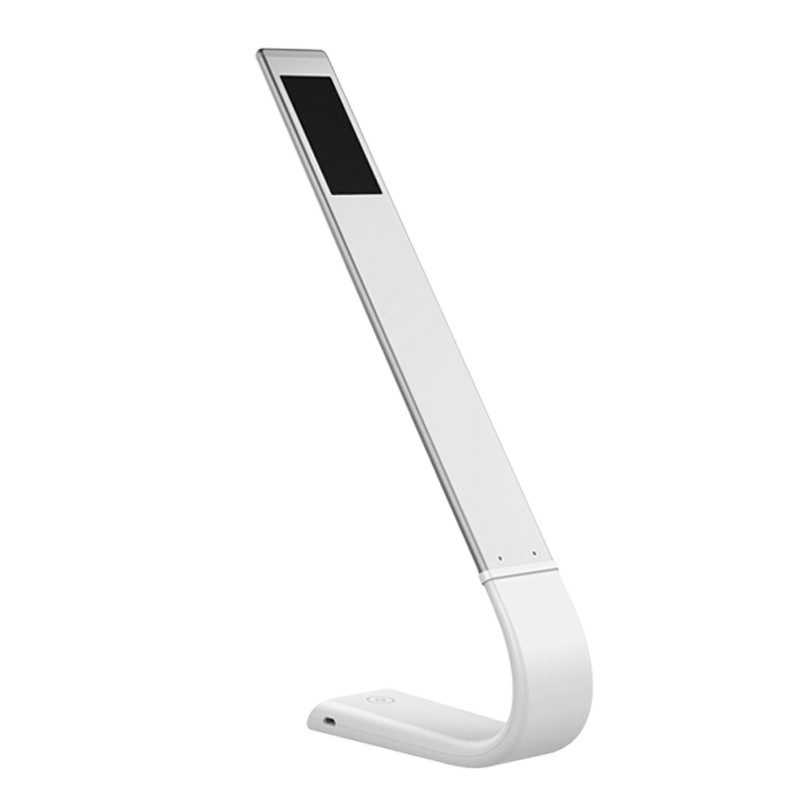 爱浦达 面光源补光灯Q3 台灯床头灯LED充电护眼灯学生灯三色调光触摸开关 香槟金