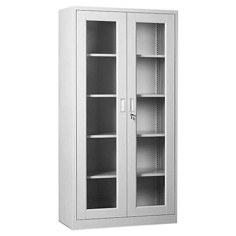 丰和汇铁皮柜、储物柜、资料柜、凭证柜、档案柜、通体玻璃文件柜HF-0010