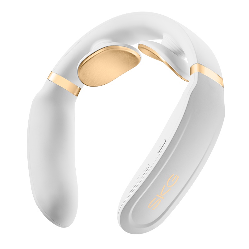 SKG颈椎按摩仪热敷智能脖子护颈仪颈部按摩仪K6(珠光白)