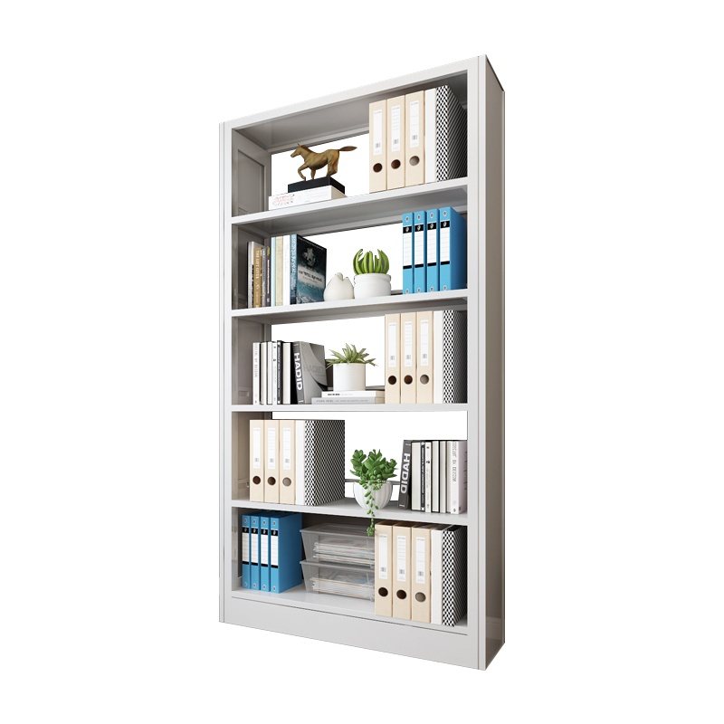 渭星钢制书架置物架图书馆单双面书店阅览室学校档案架资料架