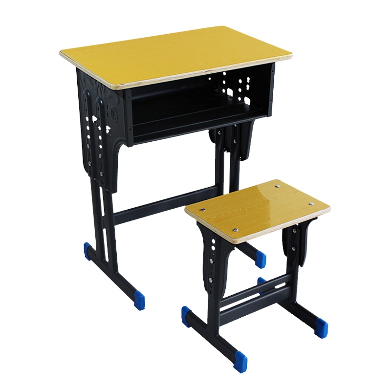 [红心家居]课桌椅可升降加固单人学习桌椅培训桌椅学习书桌