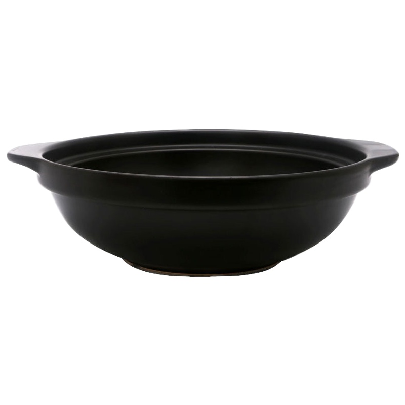 封后陶瓷大号火锅砂锅干锅炖锅石锅超大砂锅煲明火可高温干烧不裂沙锅 FENGH 4600毫升[没盖子]8-10人37cm干