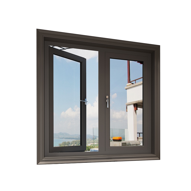 SNIMAY诗尼曼门窗 定制断桥铝合金平开窗隔音窗隔热窗厨房玻璃平开窗