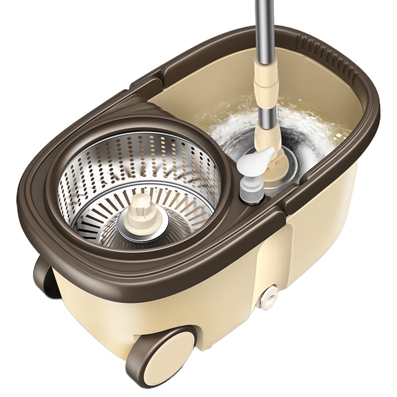 津草堂(JINCAOTANG) LH 免手洗旋转拖把套装 精装