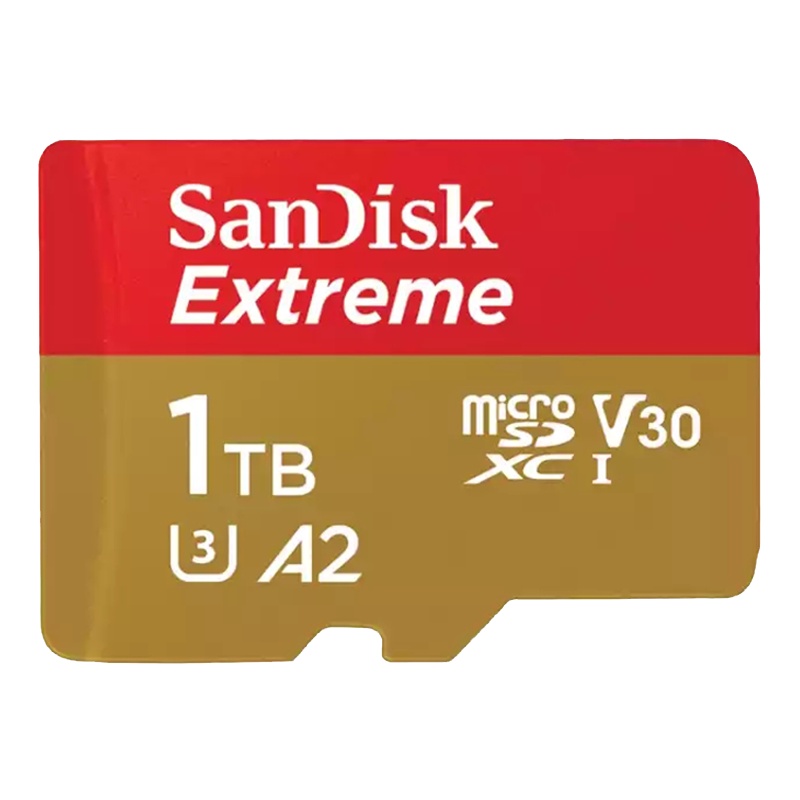 闪迪(Sandisk)1TB TF卡手机内存卡读190MB/s写130MB/s运动相机无人机存储卡SD卡A2支持4K
