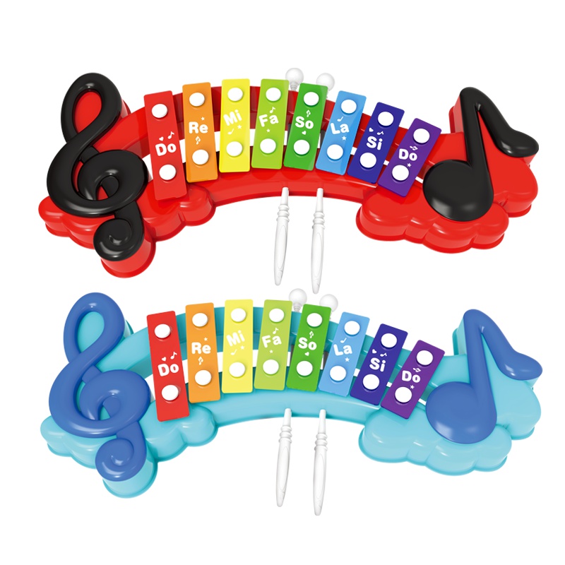 女孩男孩玩具冬己儿童礼物儿童早教音乐乐器八音琴手敲琴儿童玩具FDE624(颜色随机发)390*200*40塑料,3岁以上