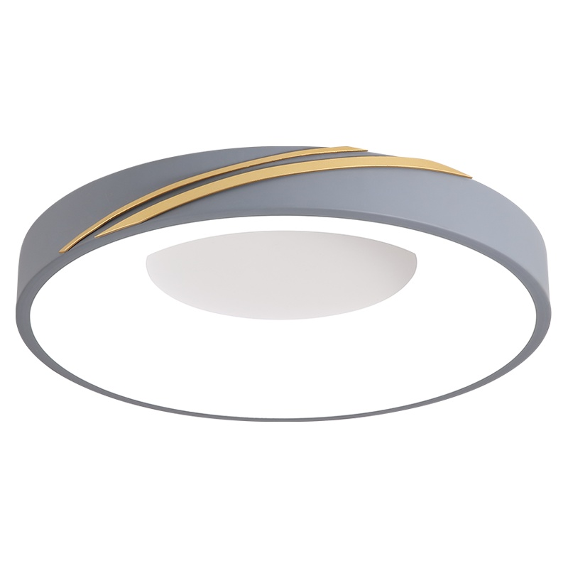 灯稀 北欧灯具卧室灯简约现代温馨儿童家用房间创意圆形led极简吸顶灯