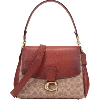 COACH 蔻驰 女士 专柜款涂层帆布配皮MAY手提单肩斜挎包 5229