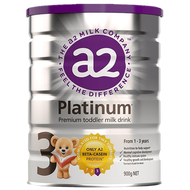 澳洲a2奶粉白金版 3段900g 1-3岁 新西兰奶源 澳洲进口奶粉