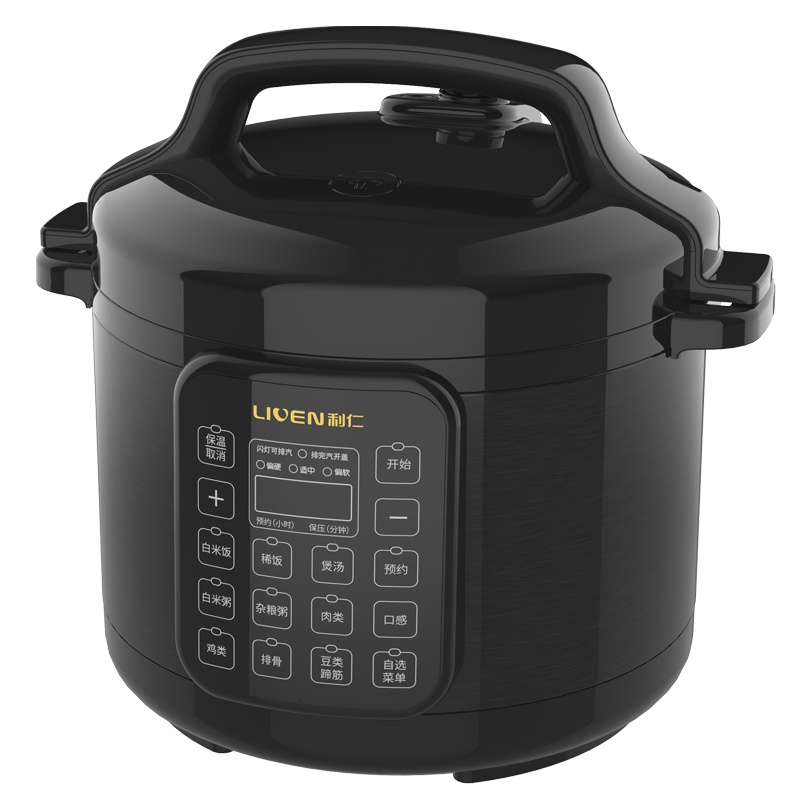 利仁(Liven)电压力锅5L高压锅多功能家用大容量电压力煲全天预约电饭锅电饭煲电炖锅西施压务煲YLG-D506