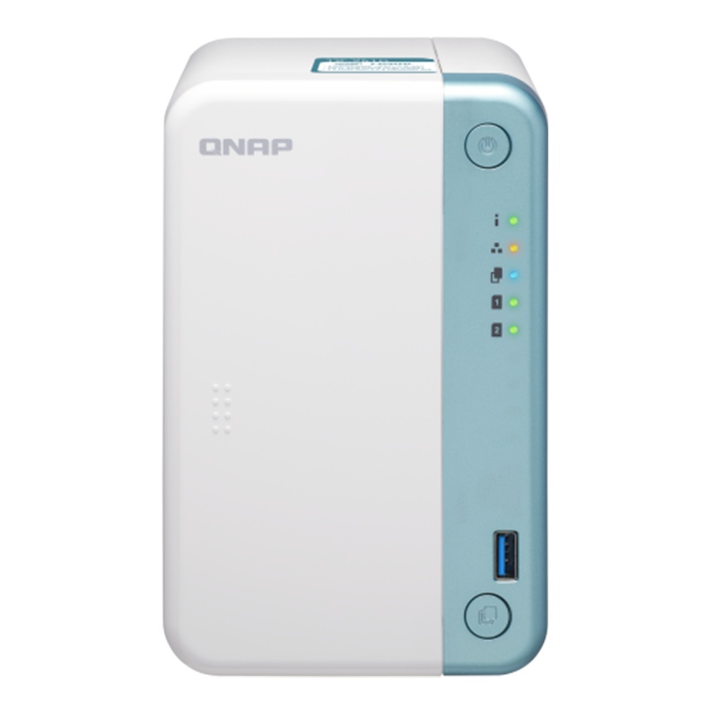 威联通（QNAP）TS-251D-2G两盘位Intel 双核心多媒体NAS 家庭私有云小型企业办公网络存储器NAS主机