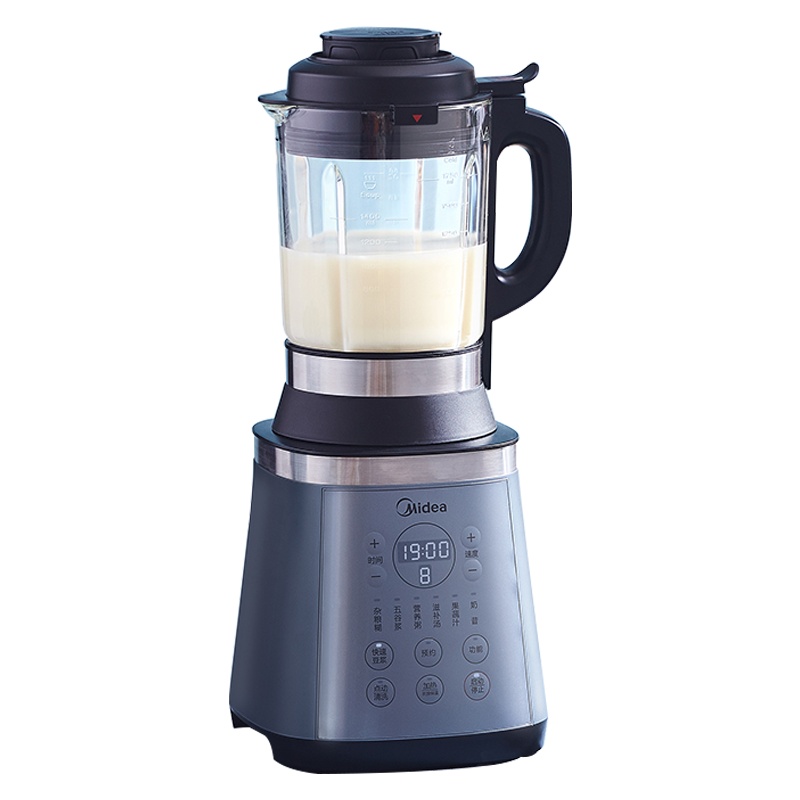 美的 破壁机MJ-PB13E511A 智能预约 8叶破壁刀 家用多功能加热五谷豆浆 果蔬榨汁机搅拌料理机