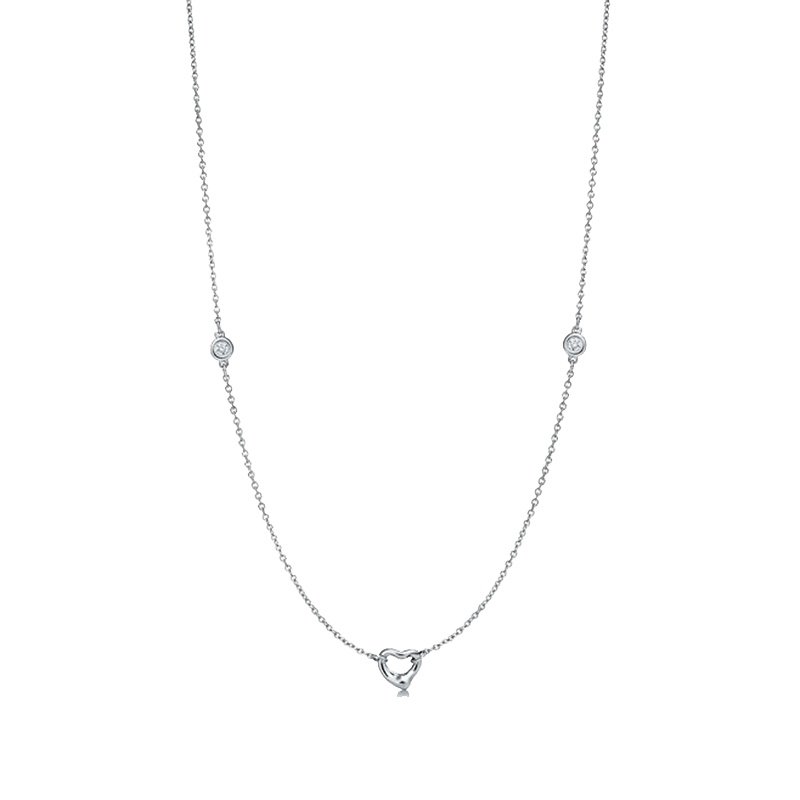 TIFFANY&CO.蒂芙尼 ELSA PERETTI™ Diamonds by the Yard™925银镶钻石心扉