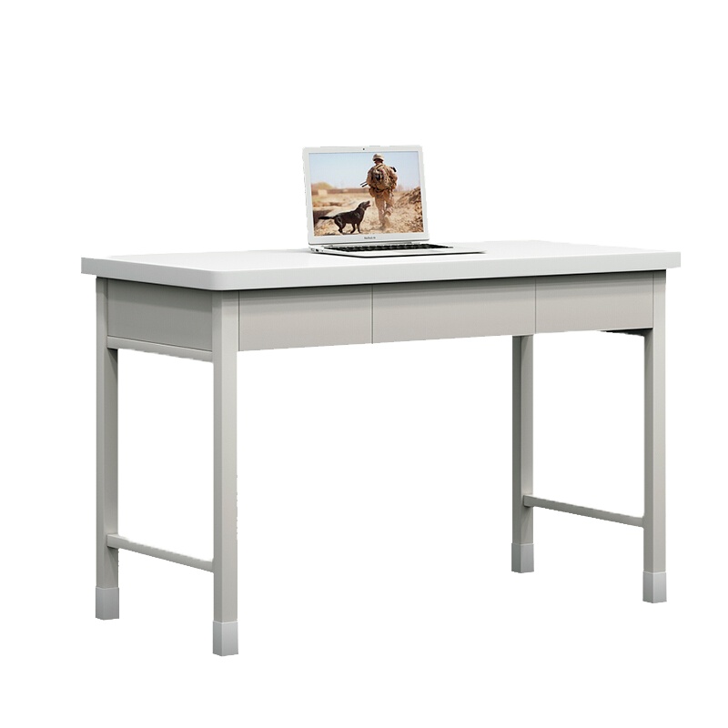 [一鹏]制式营具办公桌营房学习桌三抽培训桌电脑桌