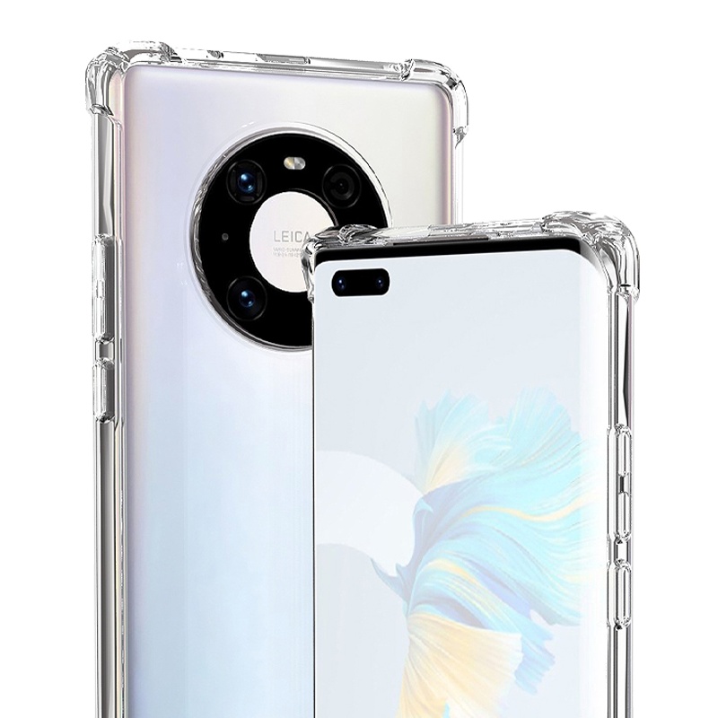 ESCASE 华为mate40 pro手机壳mate40pro保护套 全包防摔软壳气囊双料抗摔抗黄变网红同款TPU 高透