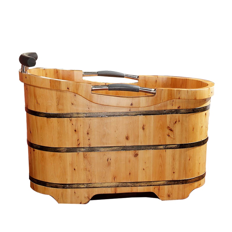 【规格：1600×650×700/800】沐浴桶成人沐浴桶_川浴成人加厚沐浴桶洗澡木盆家用泡澡木浴缸美容院木桶