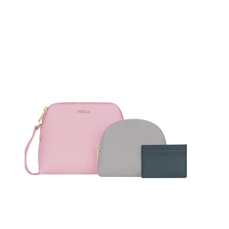 FURLA/芙拉BOHEME系列 XL号 三件套组合单肩斜跨手拿包