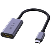 晶华 Type-C扩展坞 USB-C转HDMI高清4K转换器 苹果电脑华为P40/Mate30手机投屏转接线 Z340