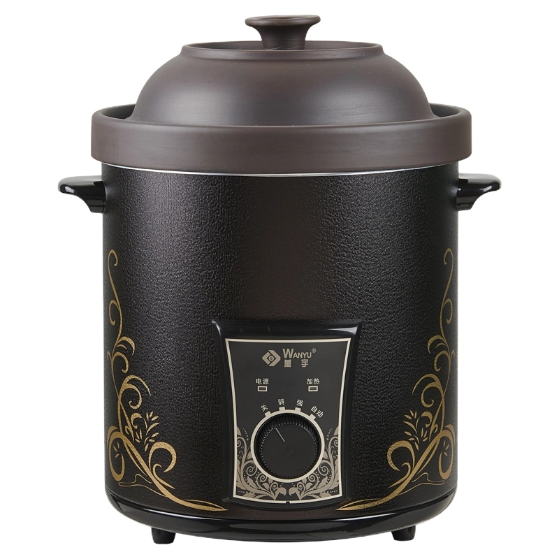 紫砂锅红陶煮粥锅煲汤大容量家用电炖砂锅 8L (台）