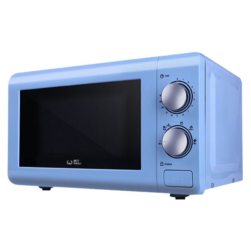 微波炉20mx60-l彩色家用小型机械全自动20l多功能微波炉 蓝色