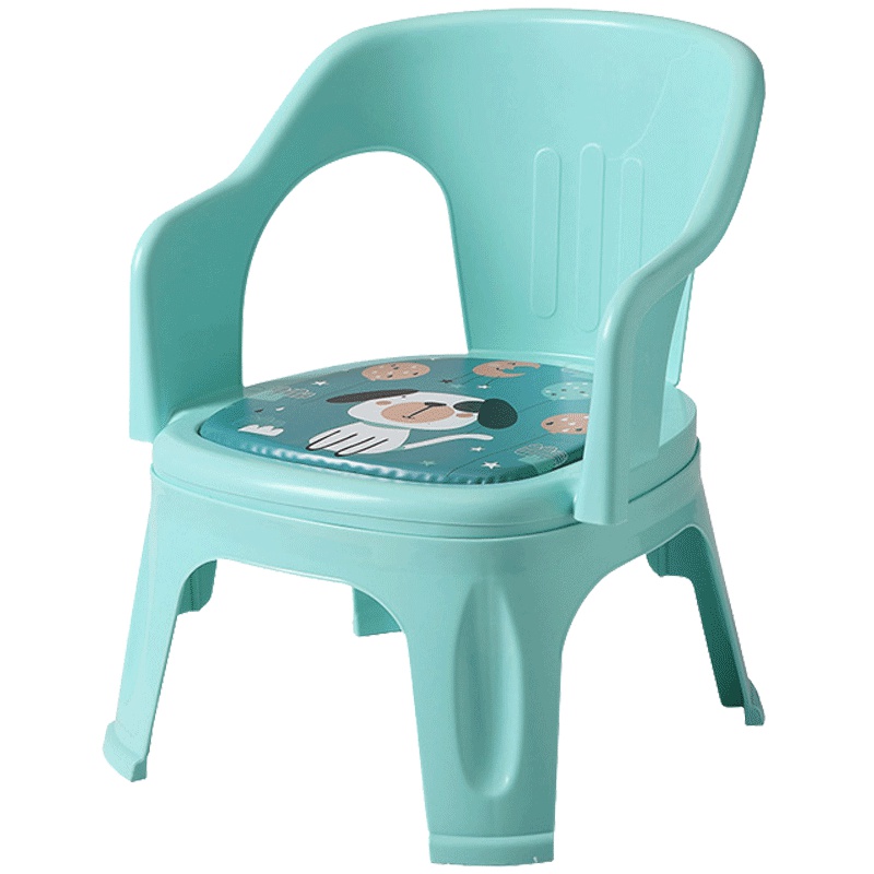 日康叫叫椅儿童发声椅男女宝宝加厚防滑靠背餐椅子卡通小板凳RK3698