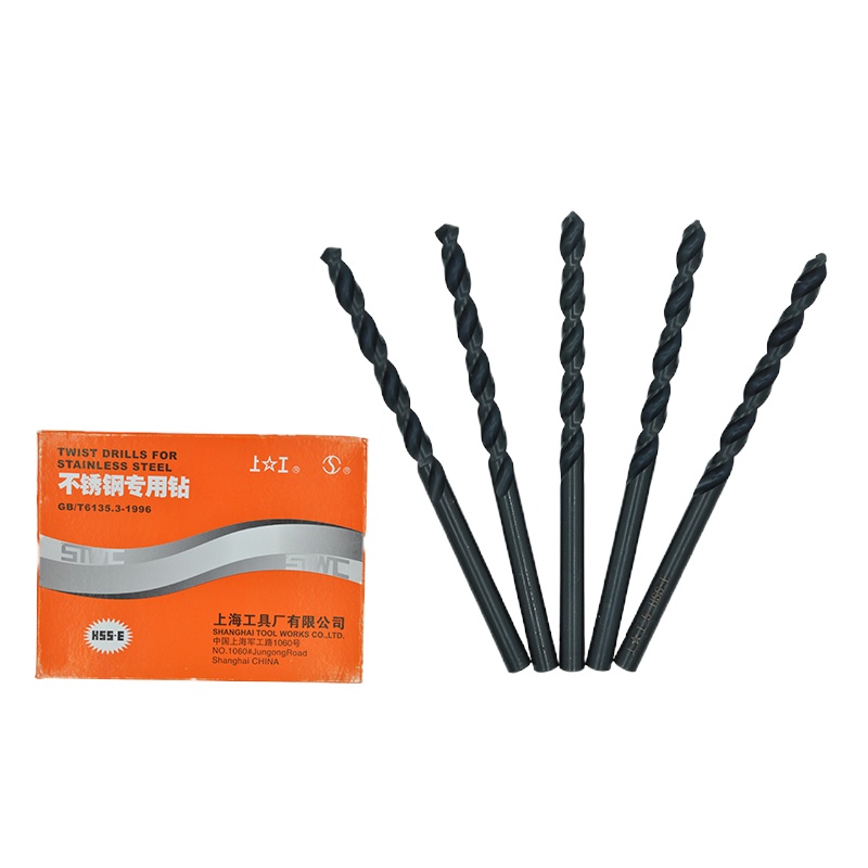 上工 不锈钢直柄麻花钻头 电钻钻头 6.0mm(5支装)