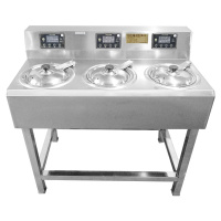 飞天鼠(FTIANSHU) 煲仔饭机商用全自动智能数码外卖电煲仔炉瓦煲砂煲锡纸 3头单层单排