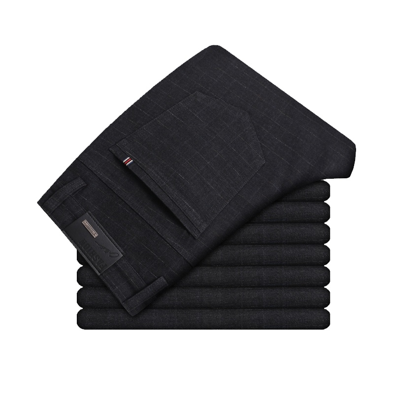 金盾(KIN DON)2021秋冬新品男士休闲裤磨毛青中年商务直筒休闲裤男士舒适弹力工装裤男士大码男装长裤子男-PG