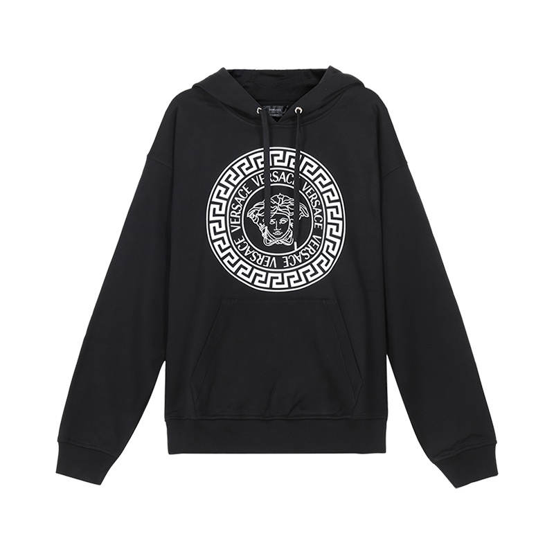 范思哲 VERSACE 男士 棉质连帽卫衣运动衫1001419 1A01052