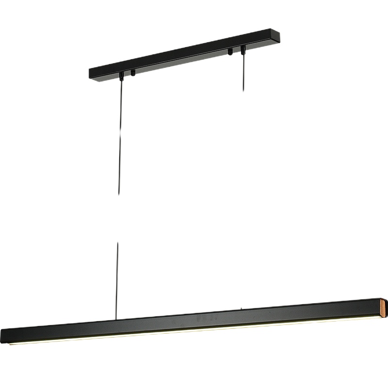 七只蚂蚁 简约现代吊灯LED客厅灯餐厅吊灯北欧极简创意餐桌吧台一字吊灯餐厅极现代简约办公室设计师led长条灯YSJ目木