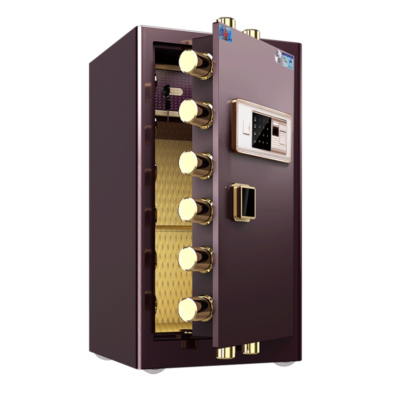 虎牌保险柜家用保险箱办公财务3C认证 70厘米高FDG-A1/D70 指纹保险箱/柜 全钢入墙小型防盗防撬新