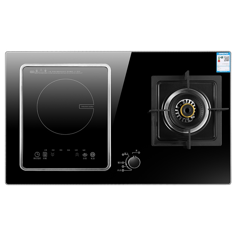 喜儿（xier）XB211T（天然气）气电灶电磁炉一体嵌入式钢化玻璃(不提供安装)