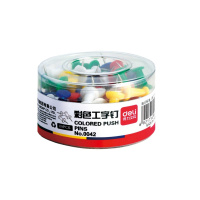 得力(deli)彩色工字钉0042