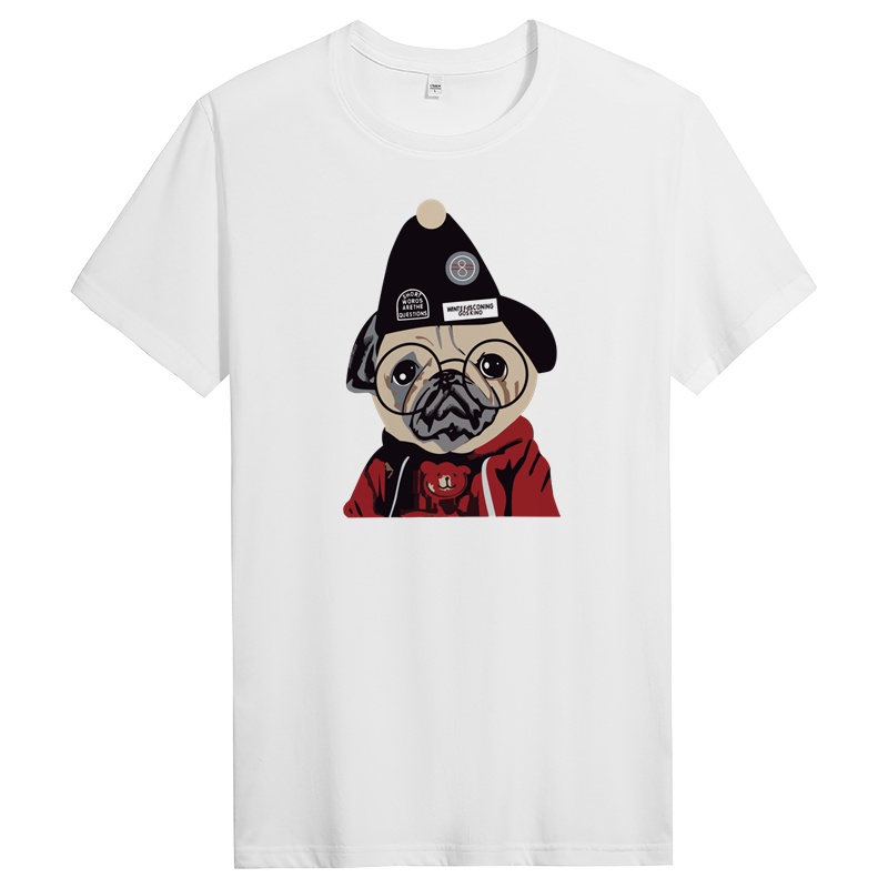 纯棉短袖T恤男纯色圆领宽松体恤夏季男士纯色衣服潮 DT10048