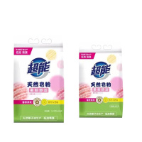 超能天然皂粉1.6kg加量200g*1 1.008kg超能天然皂粉*1 青柠西柚香型低泡易漂清柔软馨香