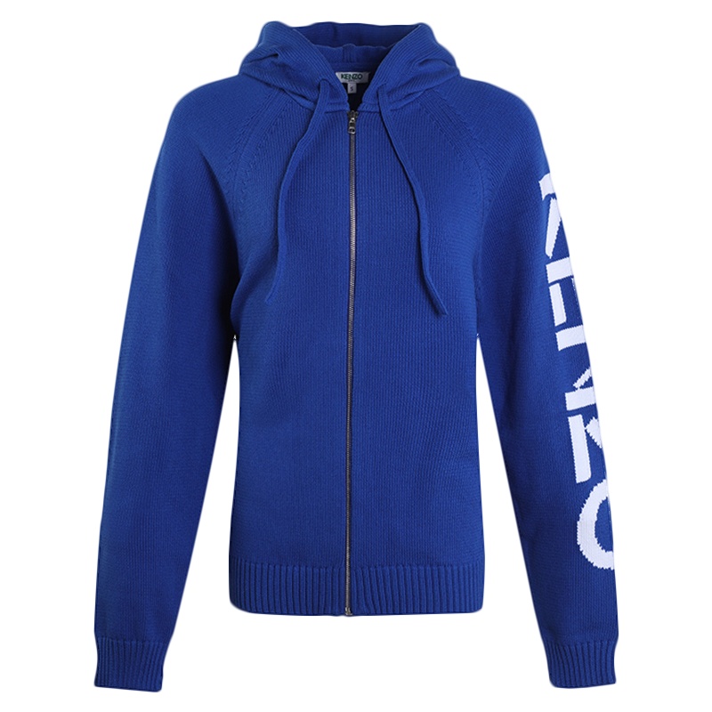 [直营]KENZO 高田贤三 男装 男士棉质印花连帽卫衣帽衫外套