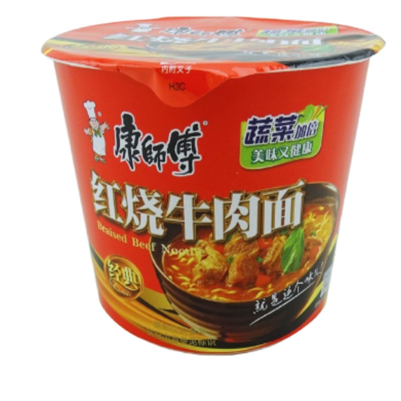 康师傅 红烧牛肉面 113g*12桶/箱