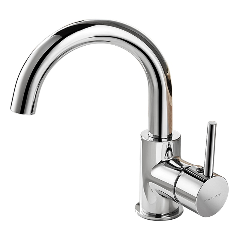 科勒旗下品牌卡丽面盆冷热高抛全铜卫浴台盆洗脸盆卫生间水龙头21698T-CP