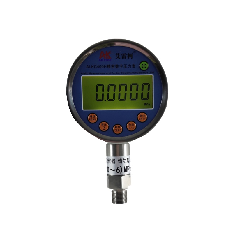 艾雷柯精密数字压力表ALKC400H标准表0~6MPa带背光显示0.05级