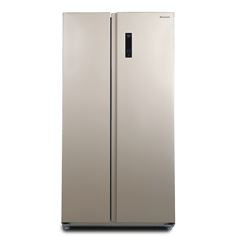 松下(Panasonic) 570升 对开门电冰箱 大容量双门变频节能 家用风冷无霜 超薄双开门 NR-W57S1-N