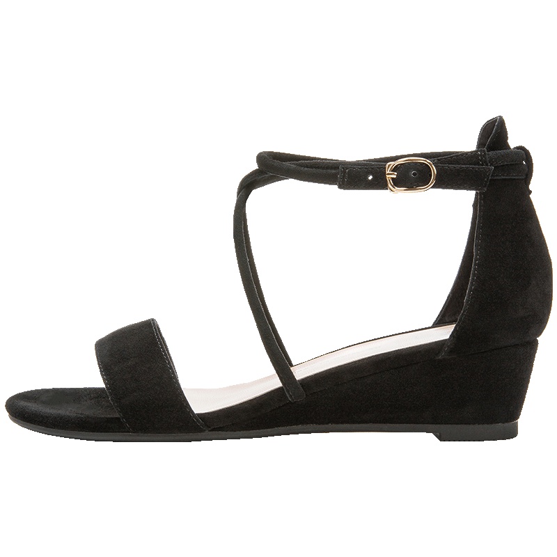 热风条带女士凉鞋H54W8601