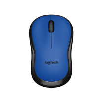 罗技(Logitech)M220无线静音鼠标光电USB家用商务办公台式机笔记本电脑 蓝色