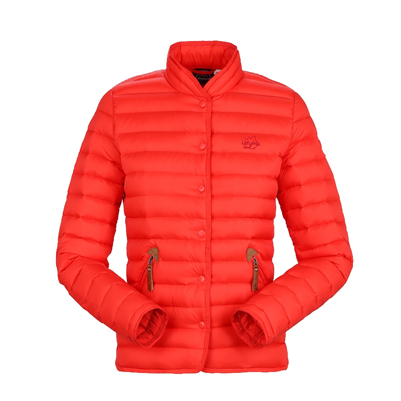 乐飞叶（LAFUMA）运动户外女士轻便保暖短款印花羽绒服LFJ06DC51
