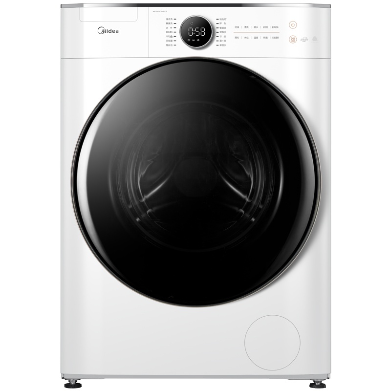 美的(Midea)10公斤大容量全自动直驱变频智能滚筒洗衣机洗脱一体机 智能家电 好直驱选美的 MG100V70WD5