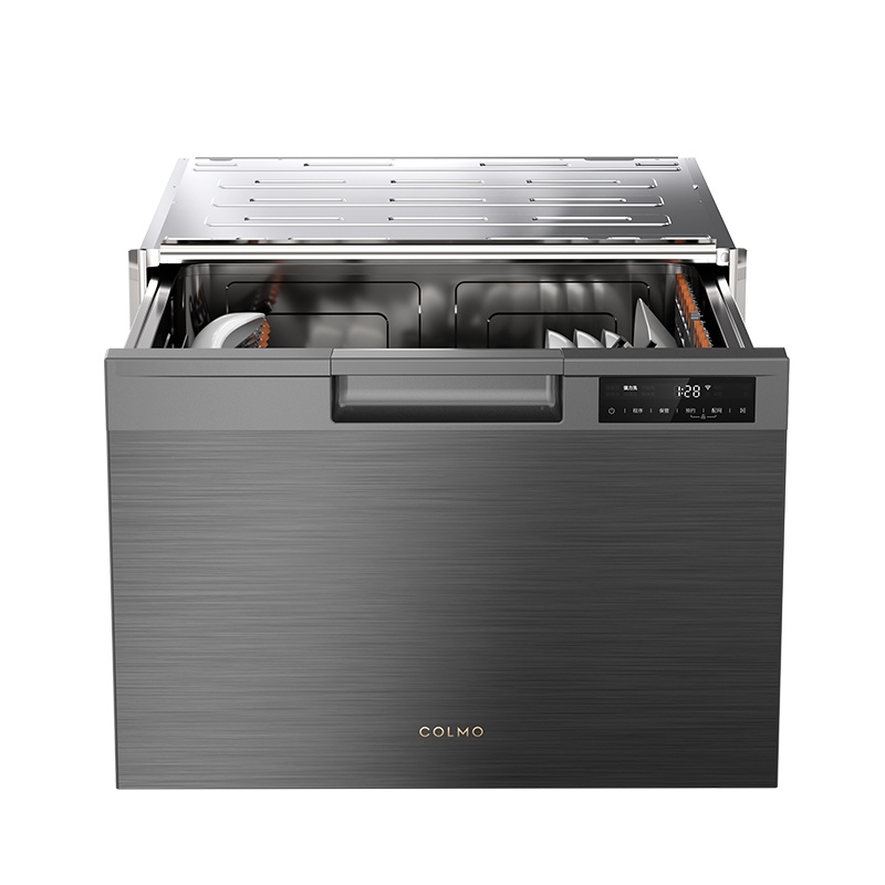 COLMO AI高端科技 洗碗机家用 7套 抽屉式 不锈钢内胆 WIFI智控洗 除菌 消毒碗柜 洗碗机CDT108-E8