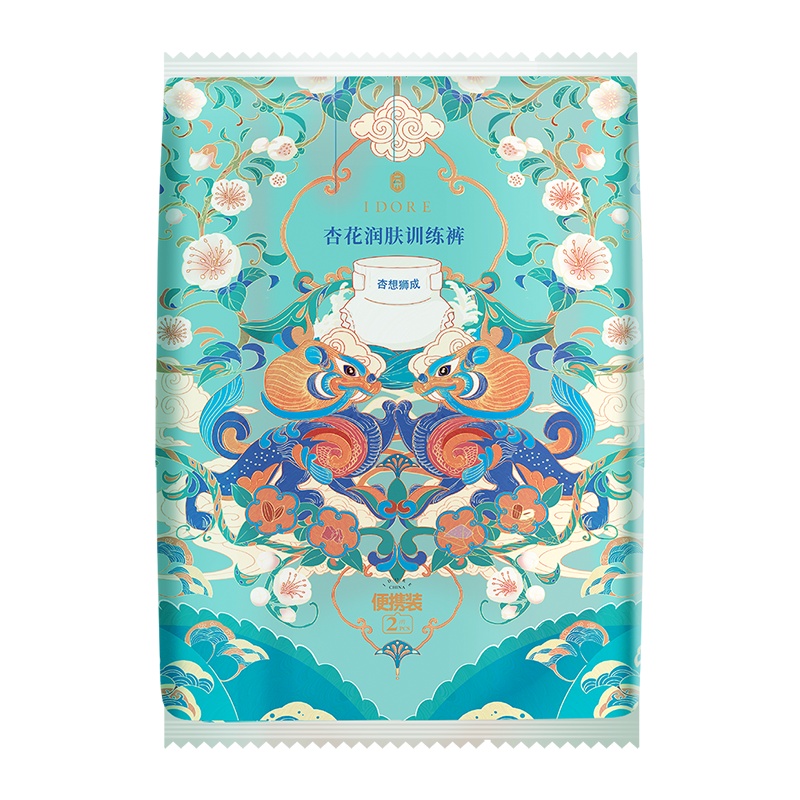 一朵idore小杏润试用礼包(纸尿裤L*4+拉拉裤XL*4+保湿纸40抽*1包)