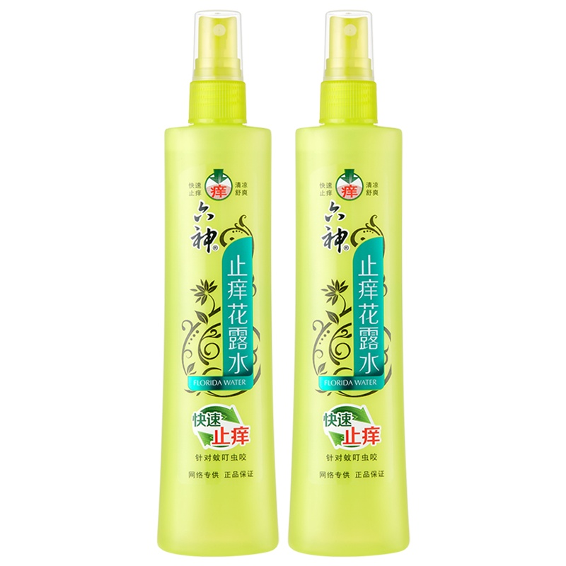 六神 花露水 蚊虫叮咬 快速止痒喷雾 180ml*2