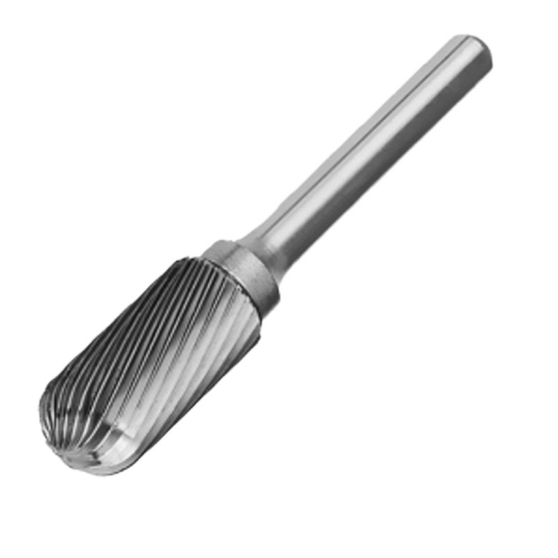 圆柱型球头合金旋转锉倒角锉倒棱锉刃径14刃长25柄径6 1个