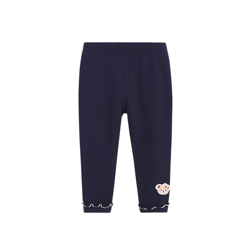 精典泰迪女童打底裤儿童秋装长裤宝宝休闲裤子2021秋季新款